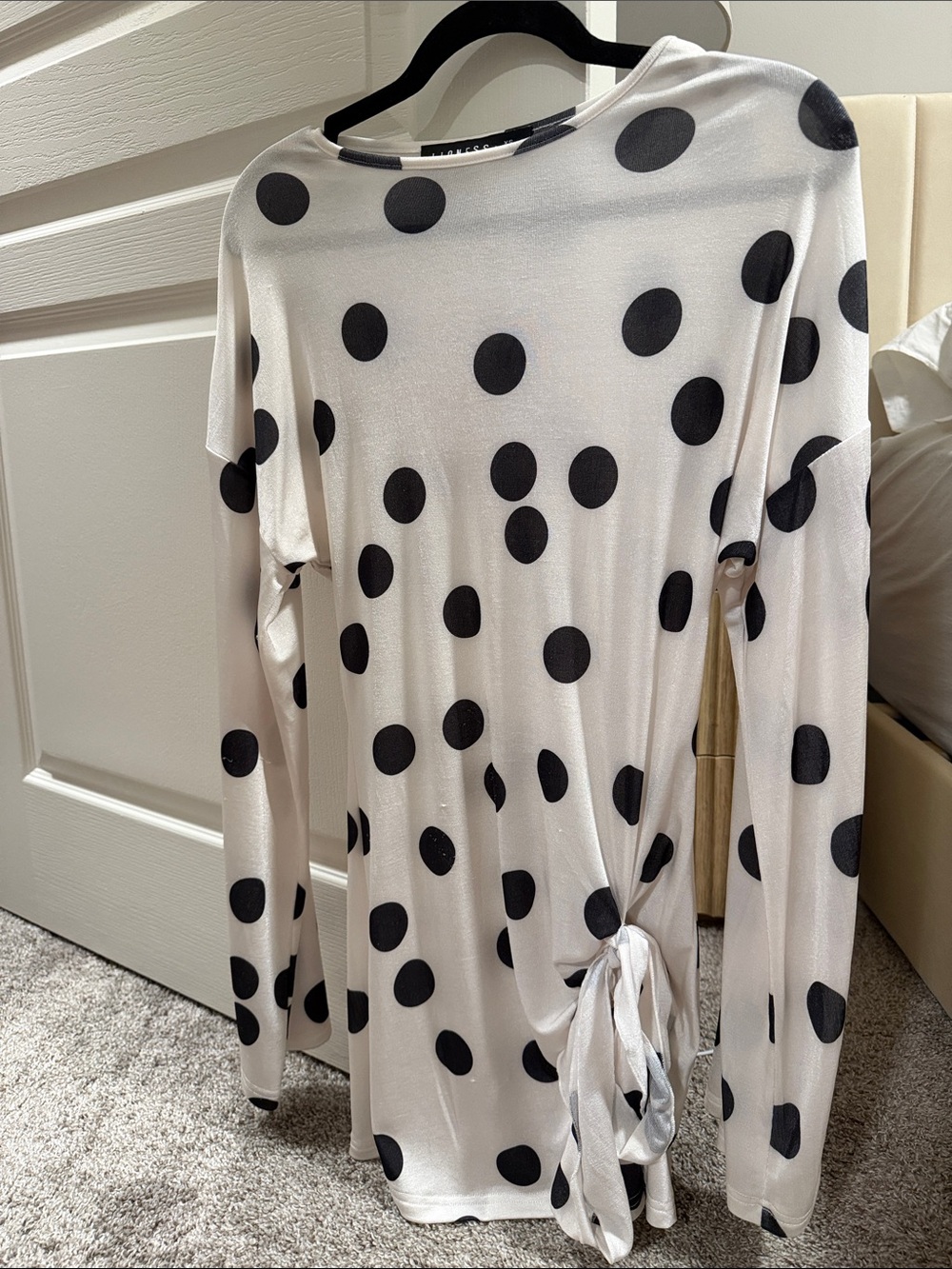 Lioness mini dress in polka dots